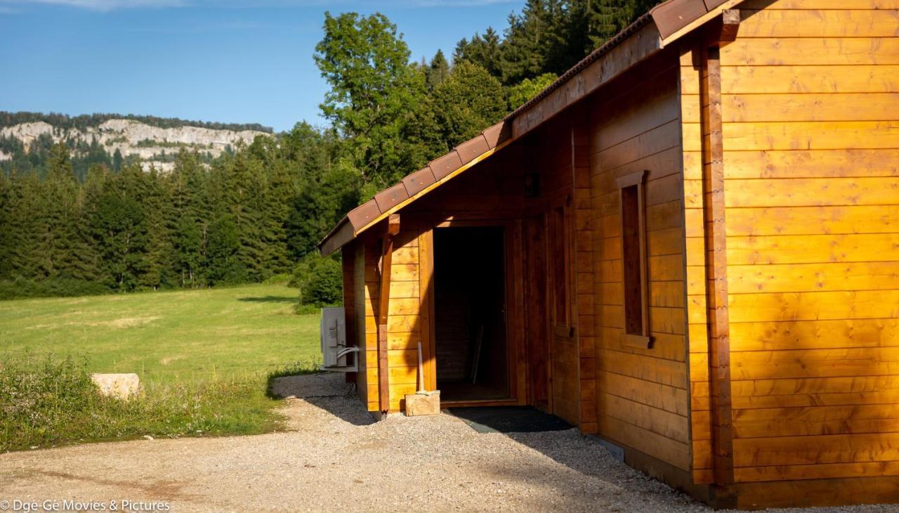 Les Jardins Du Herisson Chalet 2 Bonlieu Екстер'єр фото