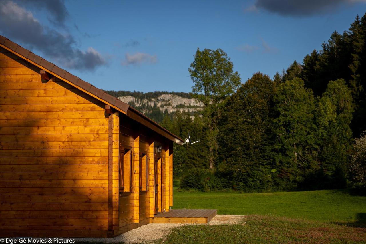Les Jardins Du Herisson Chalet 2 Bonlieu Екстер'єр фото