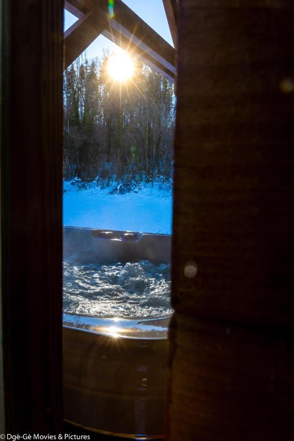 Les Jardins Du Herisson Chalet 2 Bonlieu Екстер'єр фото