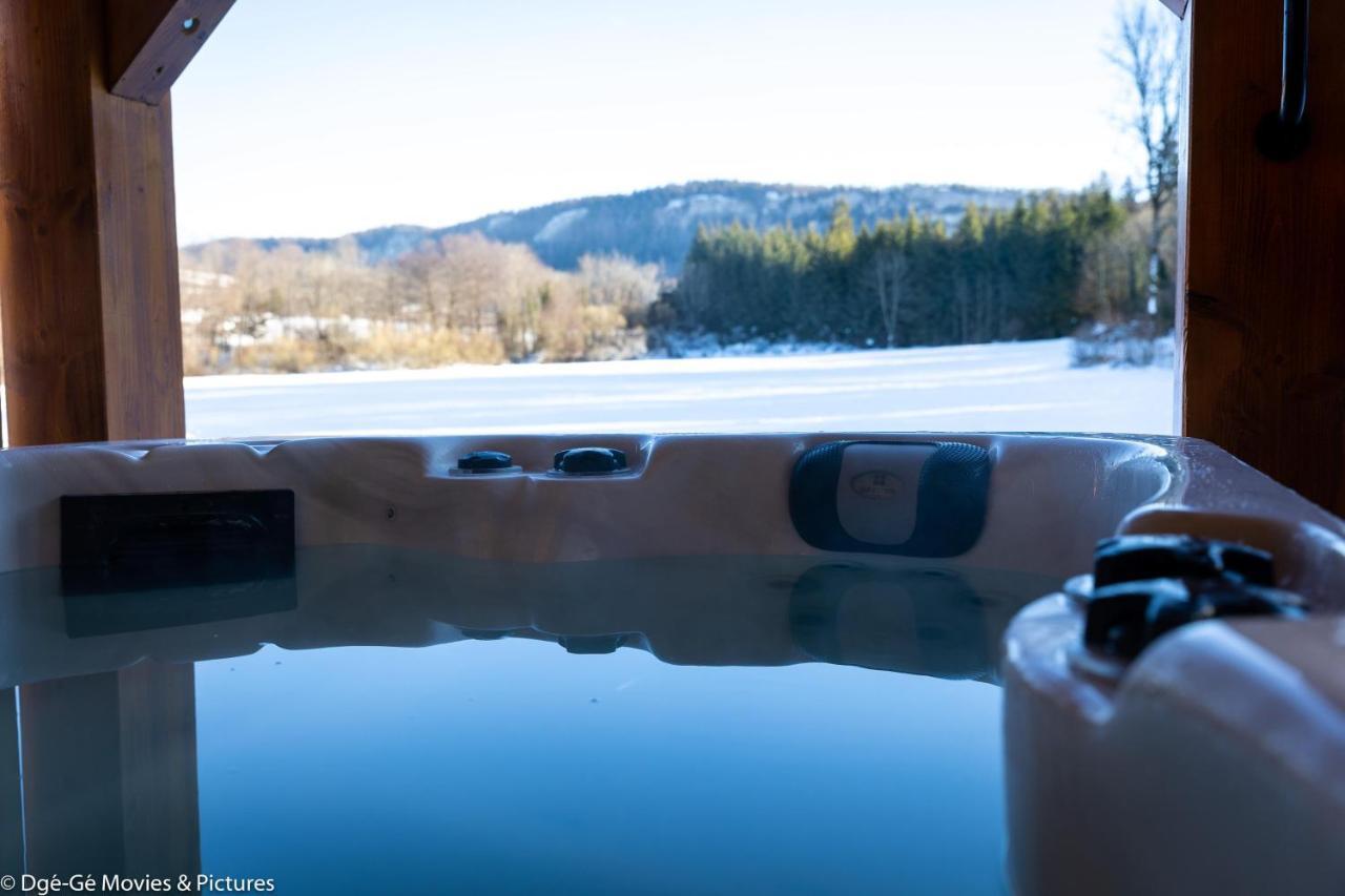 Les Jardins Du Herisson Chalet 2 Bonlieu Екстер'єр фото